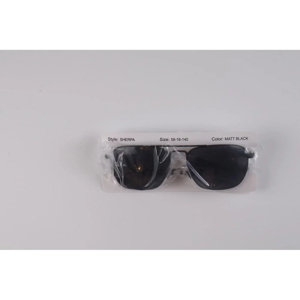 Denali Mens Sunglasses Sherpa Matt Black Solid 58-16-140 NWT